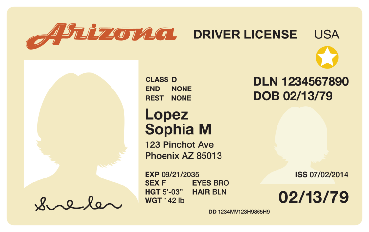 Service Arizona Id Card